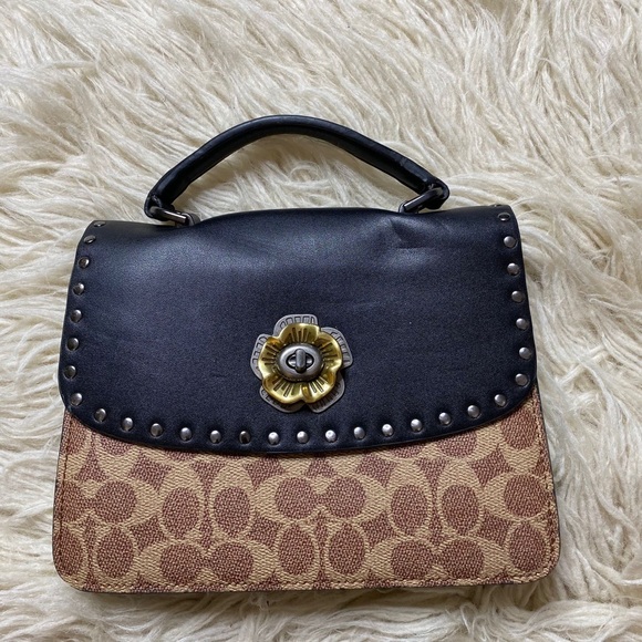 Coach Bags Coach Parker Top Handle In Signature Canvas Poshmark